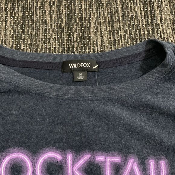 Wildfox Cocktail In My Hand Graphic Pullover Sweatshirt - Picture 4 of 6